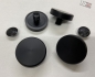 Preview: BRUUDT Rear Foot Rest Blanking Plug Kit for the Suzuki V-Strom 650 2017 and later models.