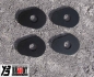 Mobile Preview: BRUUDT Adapterplatten für Miniblinker Schwarz pasend für viele Yamaha Modelle
