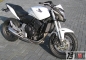 Mobile Preview: Kühlerabdeckung für Honda CB600 CB600F Hornet ab 2007 Schwarz/Weiß