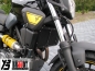 Preview: Kühlerabdeckung Schwarz/Schwarz für Yamaha MT-03  Baujahr 2006-2014