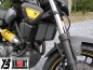 Preview: Kühlerabdeckung Schwarz/Silber für Yamaha MT-03 Baujahr 2006-2014