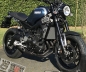 Preview: BRUUDT Kühlerabdeckung Schwarz/Silber für Yamaha XSR900