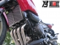 Mobile Preview: Kühlerabdeckung für Yamaha XJ6 und XJ6 Diversion Schwarz/Silber ab 2009