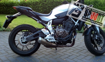 BRUUDT Fußrastenabdeckung Satz für Yamaha MT-07 Version 1