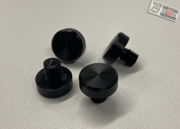 BRUUDT Rear Foot Rest Blanking Plug Kit for the Yamaha Ténéré 700 year 2019 and later models