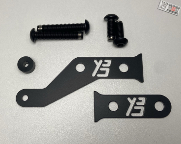 Preview: BRUUDT 2D Sozius Fußrasten Abdeckung Satz für Yamaha MT-09 BJ 2021-2023