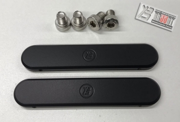 Preview: BRUUDT footrest blanking plate set for the Yamaha MT07 Tracer & Tracer 7.