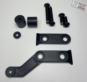 Preview: BRUUDT 3D Sozius Fußrasten Abdeckung Satz für Yamaha MT-09 2021-2023