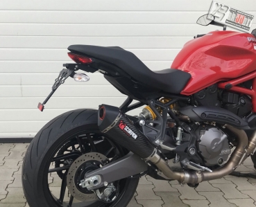 Preview: BRUUDT Kennzeichenhalter Tail Tidy für Ducati Monster 797 821 1200(S)
