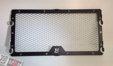 Kühlerabdeckung Schwarz/Silber passend für Yamaha XSR700