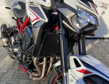BRUUDT Kühlerabdeckung Schwarz für Kawasaki Z900 ab Baujahr 2017