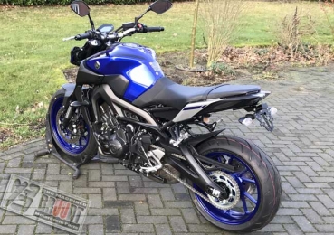 BRUUDT Kennzeichenhalter  für Yamaha MT09 2017-2020 Kurz und Verstellbar