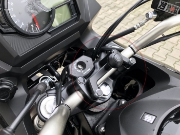 BRUUDT Montagekugel für Navigationsgeräte für Suzuki DL650 und DL1000 V-Strom