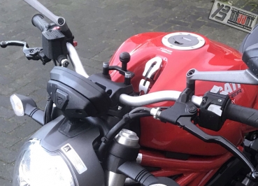 Preview: BRUUDT Montagekugel für Navigationsgeräte für Ducati Monster 797 821