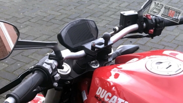 Preview: BRUUDT Montagekugel für Navigationsgeräte für Ducati Monster 797 821