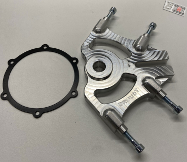 BRUUDT Supermoto Radial lefthandbrake kit für KTM, Husqvarna, GasGas mit einer 20mm Hinterachse Ohne Bremssattel. (Silver)