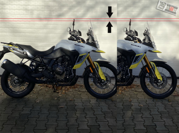 BRUUDT Windschildverstellung für Suzuki DL800 V-Strom