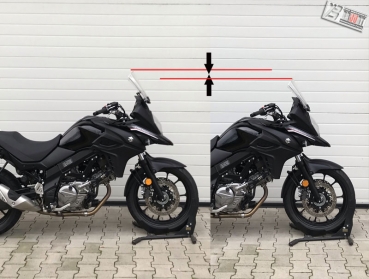 Preview: BRUUDT Windschildverstellung für Suzuki DL650 V-Strom ab 2017