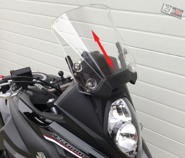 BRUUDT Windscreen Adjusters for the Suzuki DL650 V-Strom year 2017 and later models.