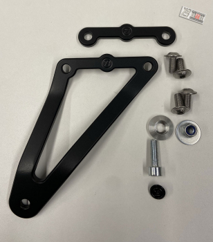 Preview: BRUUDT Auspuffhalter mit Loch Abdeckung für die Linke seite für die Honda XL750 Transalp ab 2023