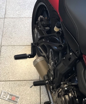 Sozius Fußrasten Tieferlegung satz für Yamaha MT-07 TRACER