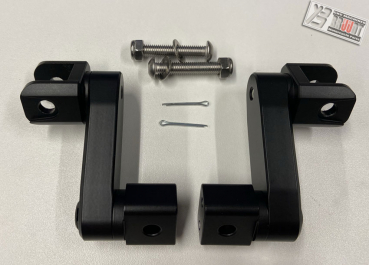 Preview: BRUUDT Verstellbare Sozius Fußrasten Satz passend für Yamaha Yamaha Tracer 9 und tracer 9 GT(+) ab baujahr 2021