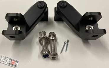 Preview: BRUUDT Verstellbare Sozius Fußrasten Satz passend für Yamaha  FZ1 und FZ1 Fazer - FZ8 und FZ8 Fazer