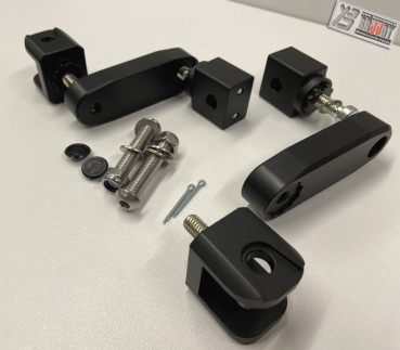 Preview: BRUUDT Verstellbare Sozius Fußrasten Satz passend für Yamaha  FZ1 und FZ1 Fazer - FZ8 und FZ8 Fazer