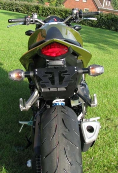 BRUUDT Kennzeichenhalter für Honda CB1000R 2008-2017 Für Original Blinker und Mini Blinker.