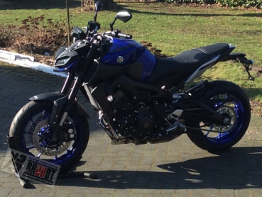 BRUUDT Kennzeichenhalter  für Yamaha MT09 2017-2020