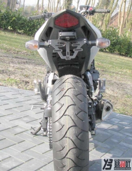 BRUUDT Kennzeichenhalter für Honda CB 600 F HORNET Ab 2011 Für Original Blinker und Mini Blinker.