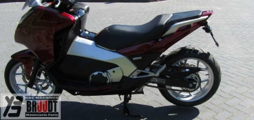 BRUUDT Kennzeichenhalter für Honda Integra 700 ab 2012 für Mini oder Original Blinker