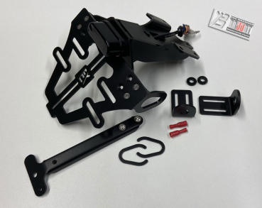 BRUUDT Kennzeichenhalter für Yamaha  MT-07 inklusive Kennzeichenbeleuchtung ab 2021