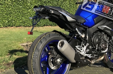 BRUUDT Kennzeichenhalter Verstellbar für Yamaha MT-10 bis baujahr 2022