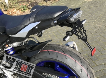 BRUUDT Kennzeichenhalter Verstellbar für Yamaha MT-10 bis baujahr 2022