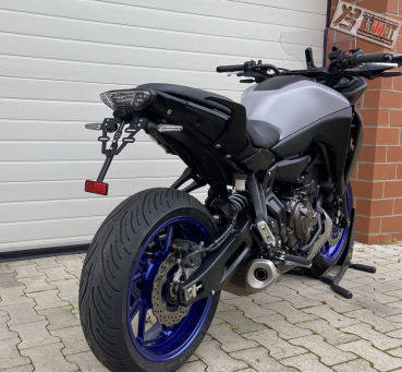 BRUUDT Kennzeichenhalter für Yamaha MT-07 Tracer, Tracer 7 ab Baujahr 2020