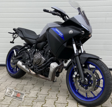 BRUUDT Kennzeichenhalter für Yamaha MT-07 Tracer, Tracer 7 ab Baujahr 2020