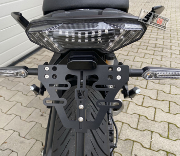 BRUUDT Kennzeichenhalter für Yamaha MT-07 Tracer, Tracer 7 ab Baujahr 2020
