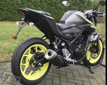 BRUUDT Kennzeichenhalter  für Yamaha MT-03 UND YZF-R3  ab 2015