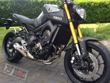 Kühlerabdeckung Schwarz für Yamaha MT-09 BJ 2013-2016