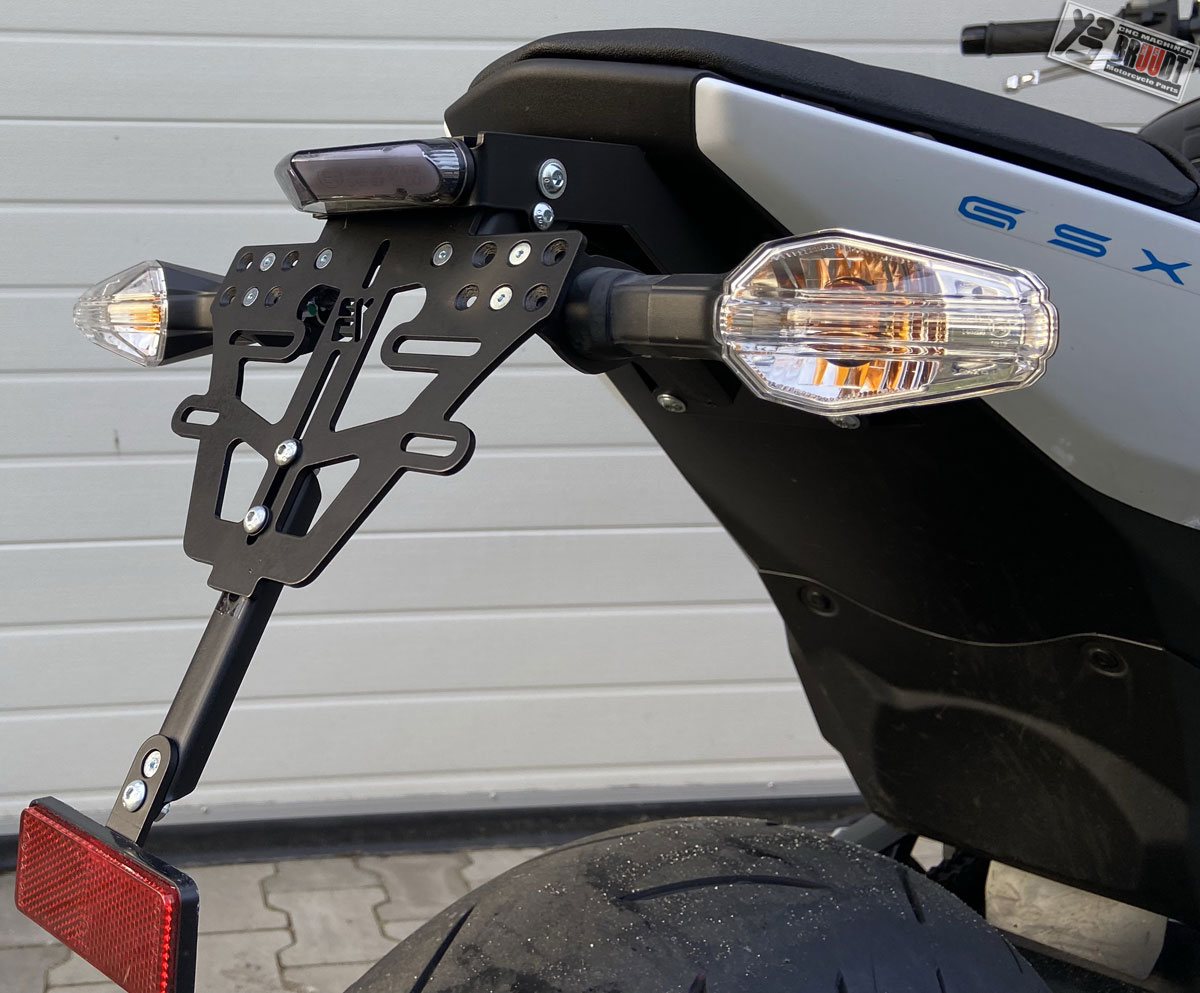 BRUUDT CNC Machined Special Parts - BRUUDT Kennzeichenhalter Tail