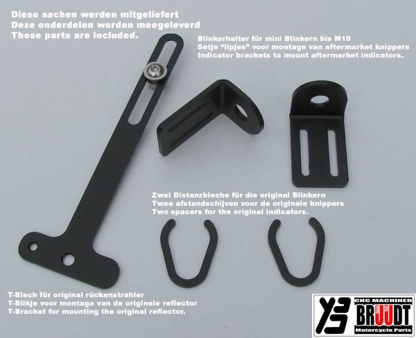 BRUUDT Kennzeichenhalter für Yamaha FZ6 ab 2004 Für Original Blinker und Mini Blinker. BRUUDT Kennzeichenhalter für Yamaha FZ6 ab 2004 Für Original Blinker und Mini Blinker.