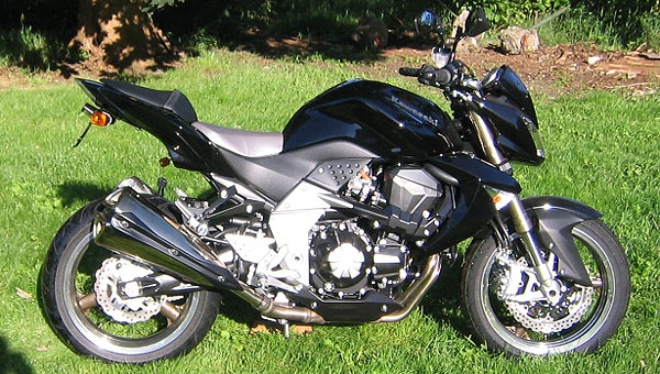 BRUUDT Kennzeichenhalter für Kawasaki Z750 BJ 2007-2012