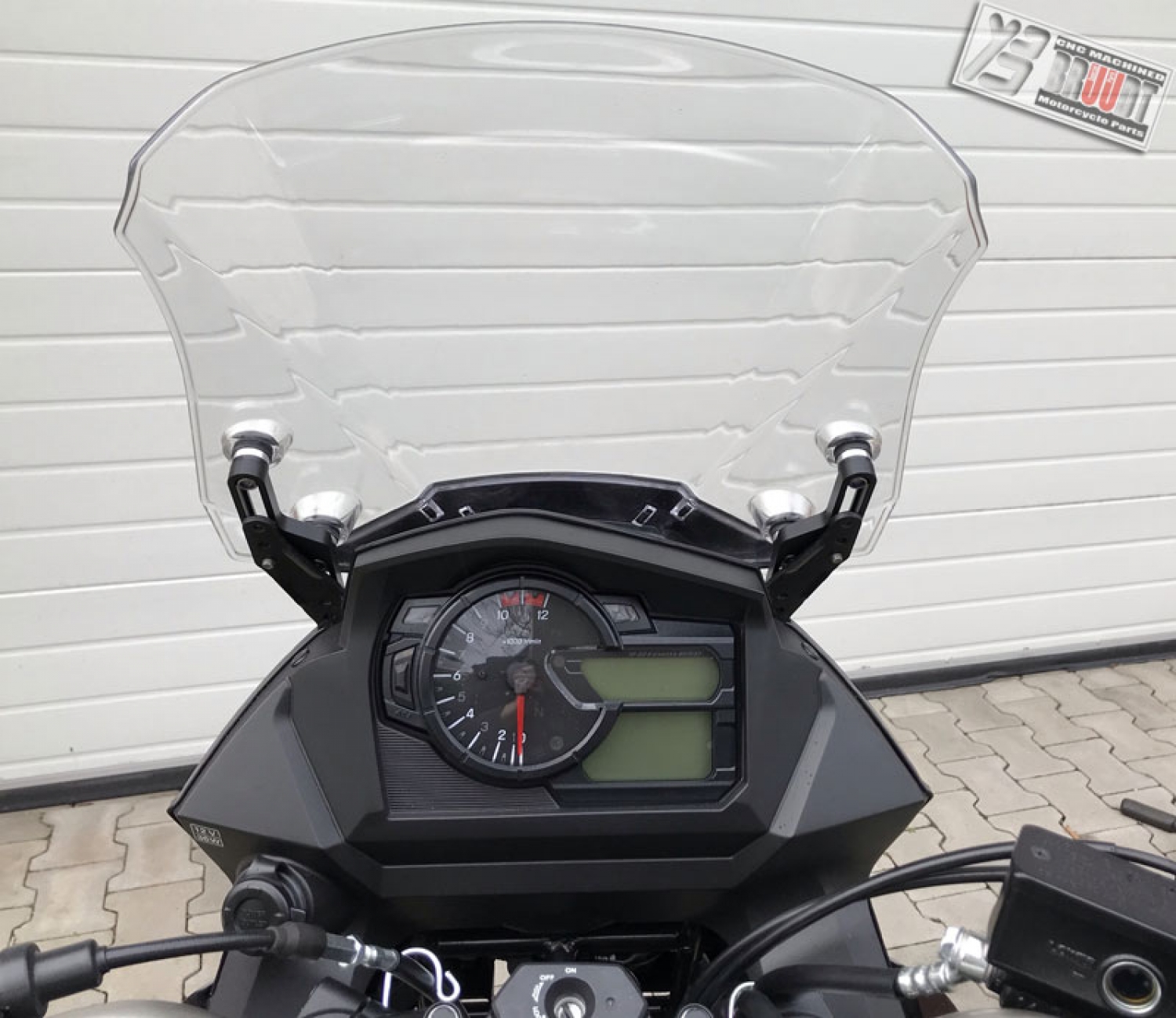 BRUUDT Windscreen Adjusters for the Suzuki DL650 V-Strom year 2017 and later models.