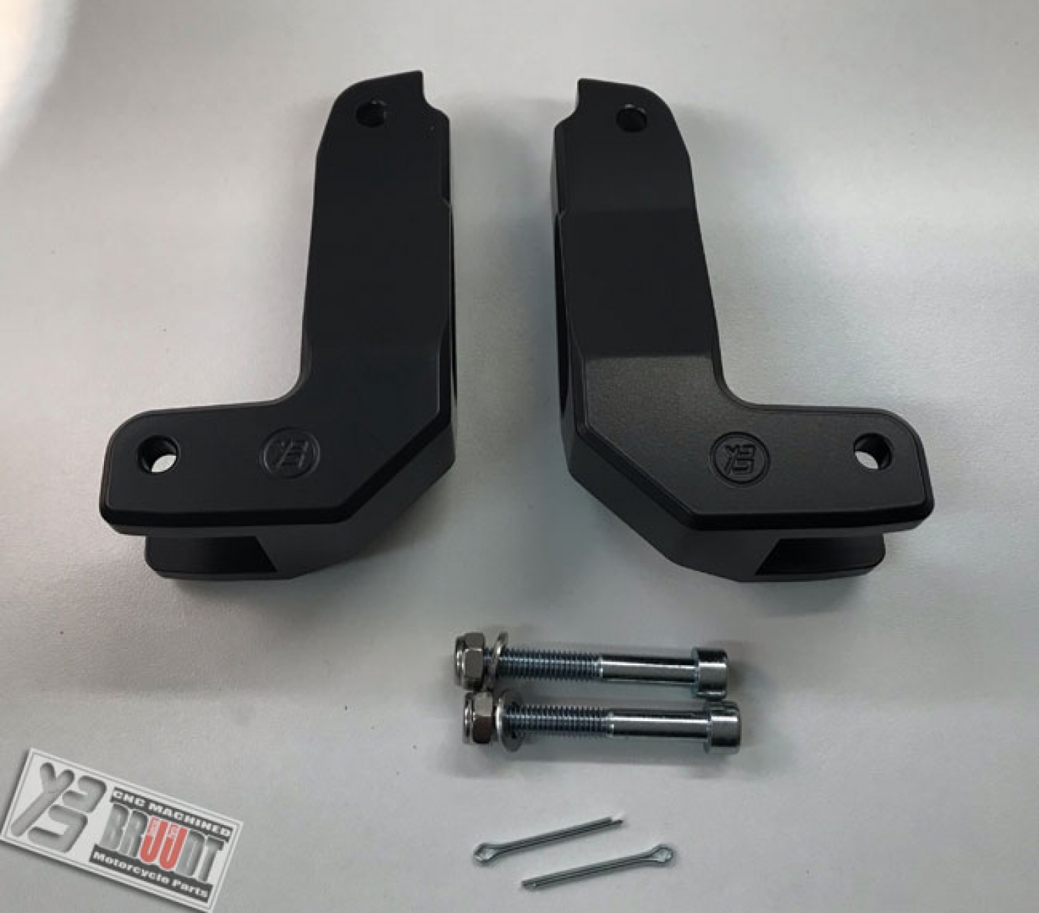 BRUUDT Sozius Fußrasten Tieferlegung Satz für Honda VTR1000 2000-2005