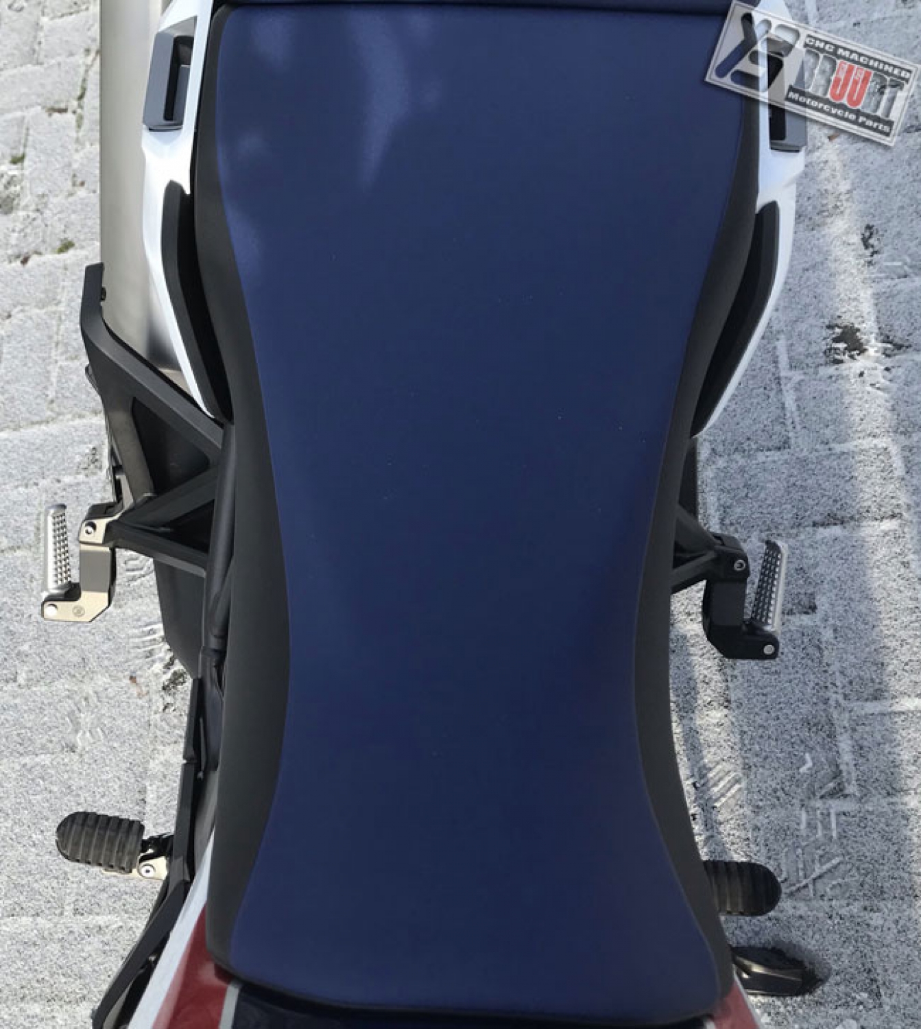 BRUUDT Sozius Fußrasten Tieferlegung Satz für Honda VTR1000 2000-2005