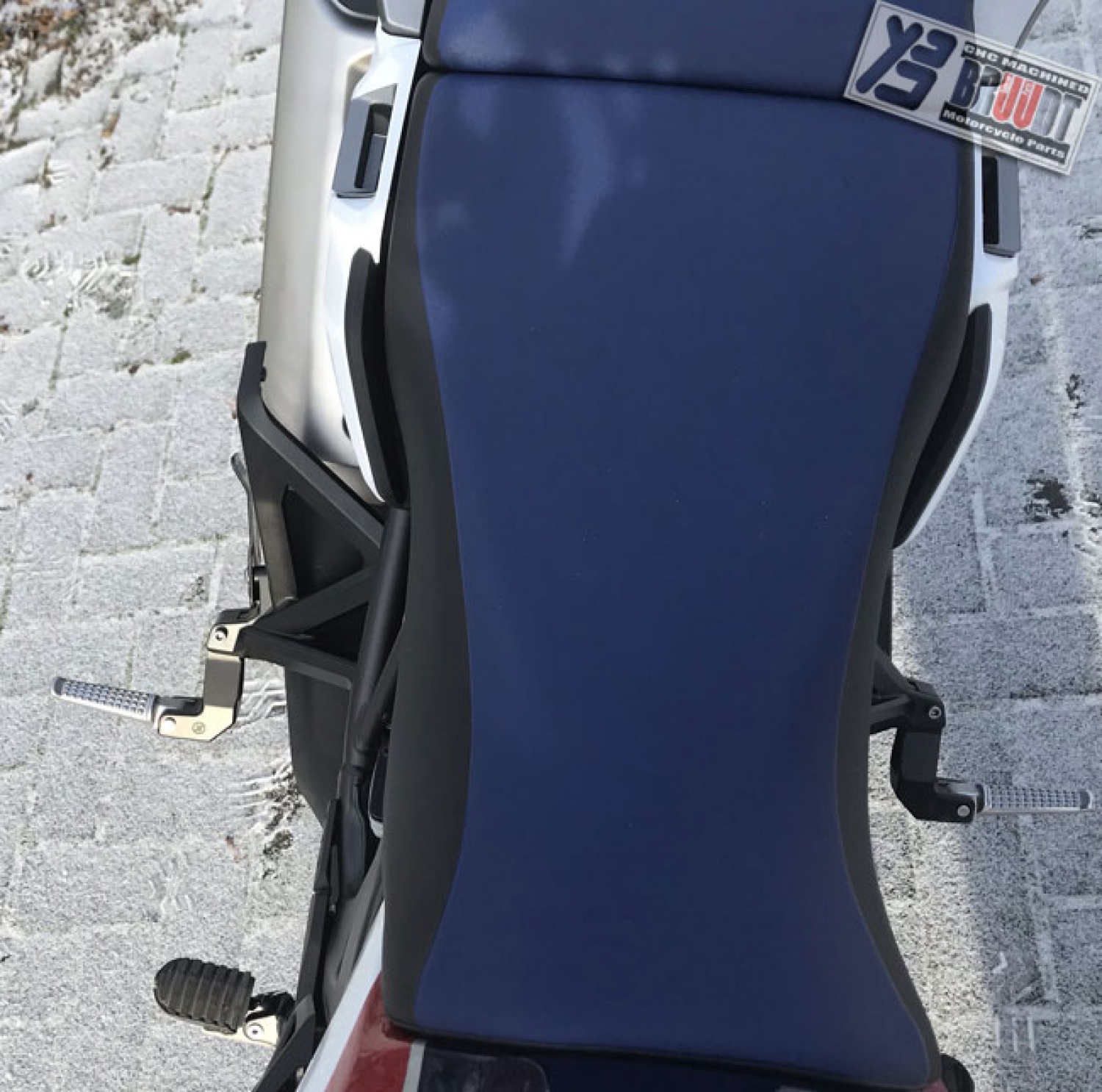 BRUUDT Sozius Fußrasten Tieferlegung Satz für Honda VTR1000 2000-2005