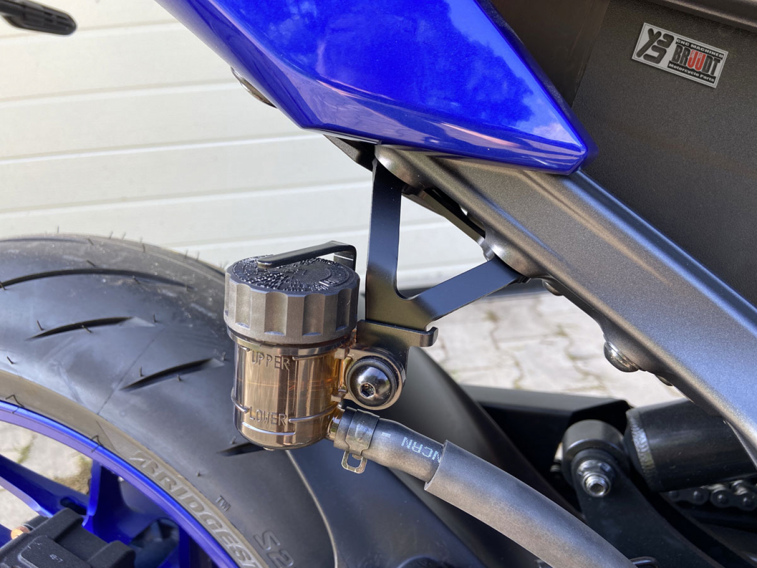 BRUUDT Sozius Fußrastenabdeckung Satz für Yamaha MT-09 ab baujahr 2024