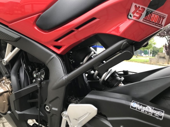 BRUUDT Fußrastenabdeckung Satz für Honda CB650F und CBR650F ab 2014