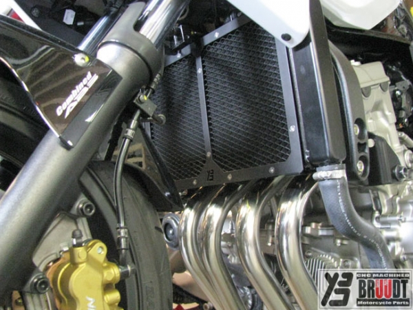 Kühlerabdeckung für Honda CB600 CB600F Hornet ab 2007 Schwarz/Schwarz